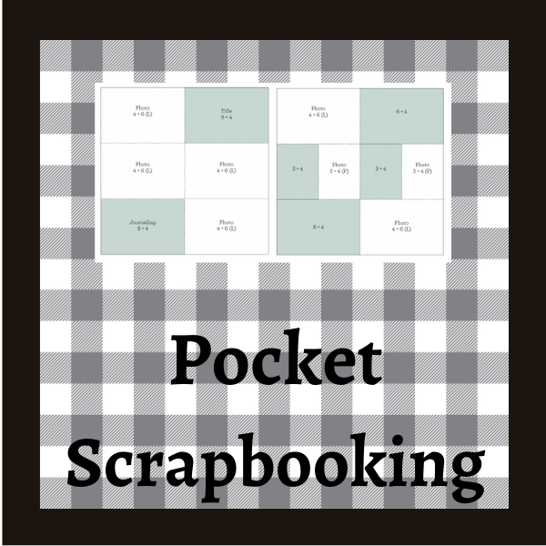 Christmas Mini Squares Pocket Pages 12x12 Scrapbook Paper - 4 Sheets