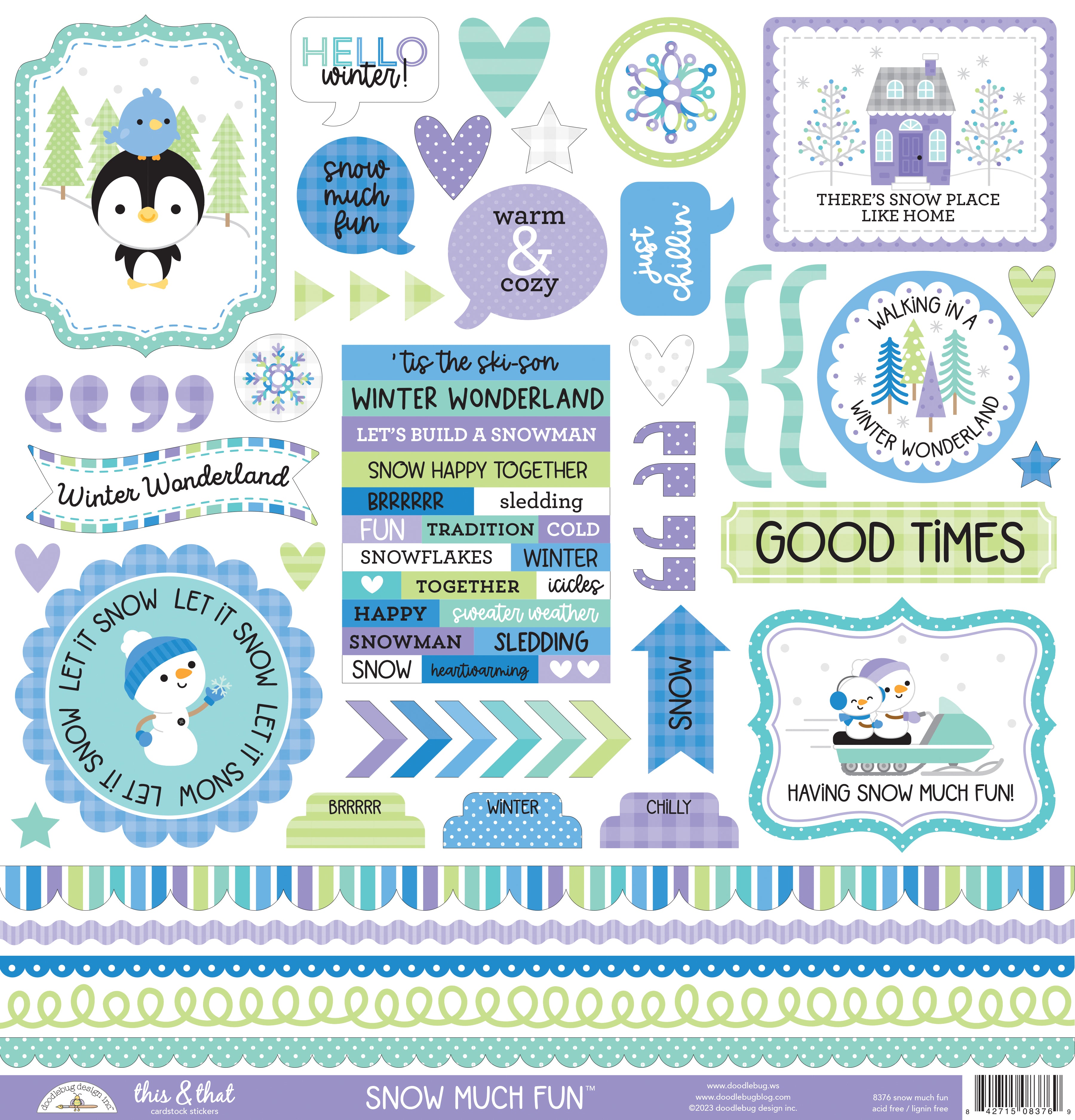 Doodlebug - Snow Much Fun - This & That / 8376