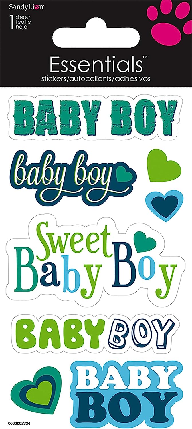 Baby Boy - Premade Scrapbook Pages - EZ Layout 4034