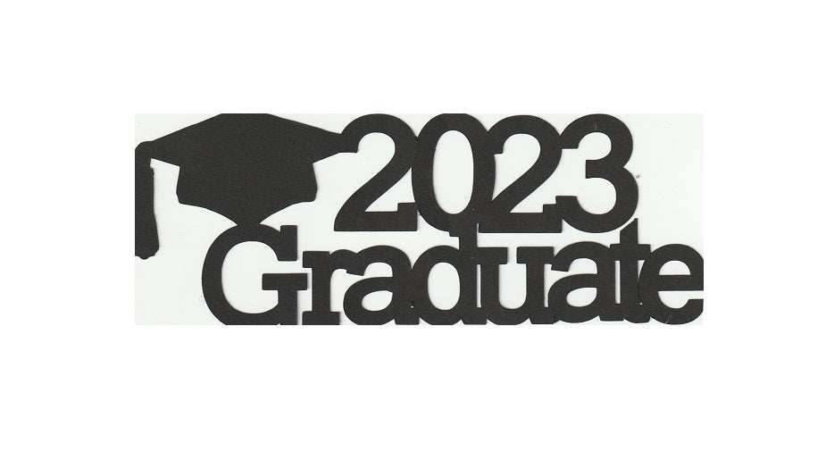 Graduation Year Graduate Die Cut Title – Country Croppers