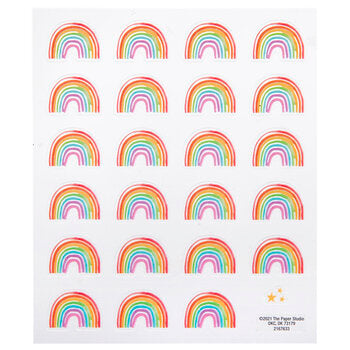 Rainbows Glitter Stickers - 2 Sheets – Country Croppers