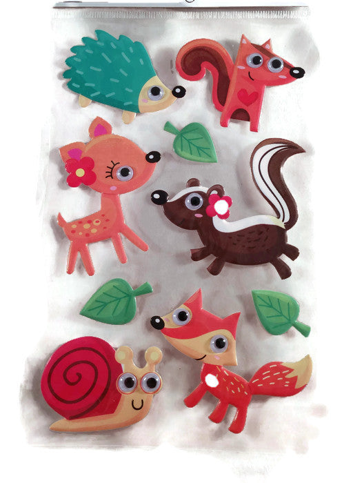 Woodland Felt Stickers