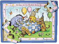 Happy Birthday Gif Jigsaw Puzzles for Sale