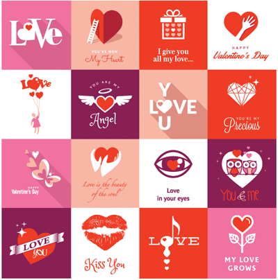 Happy Valentine's Day, Valentine Stickers