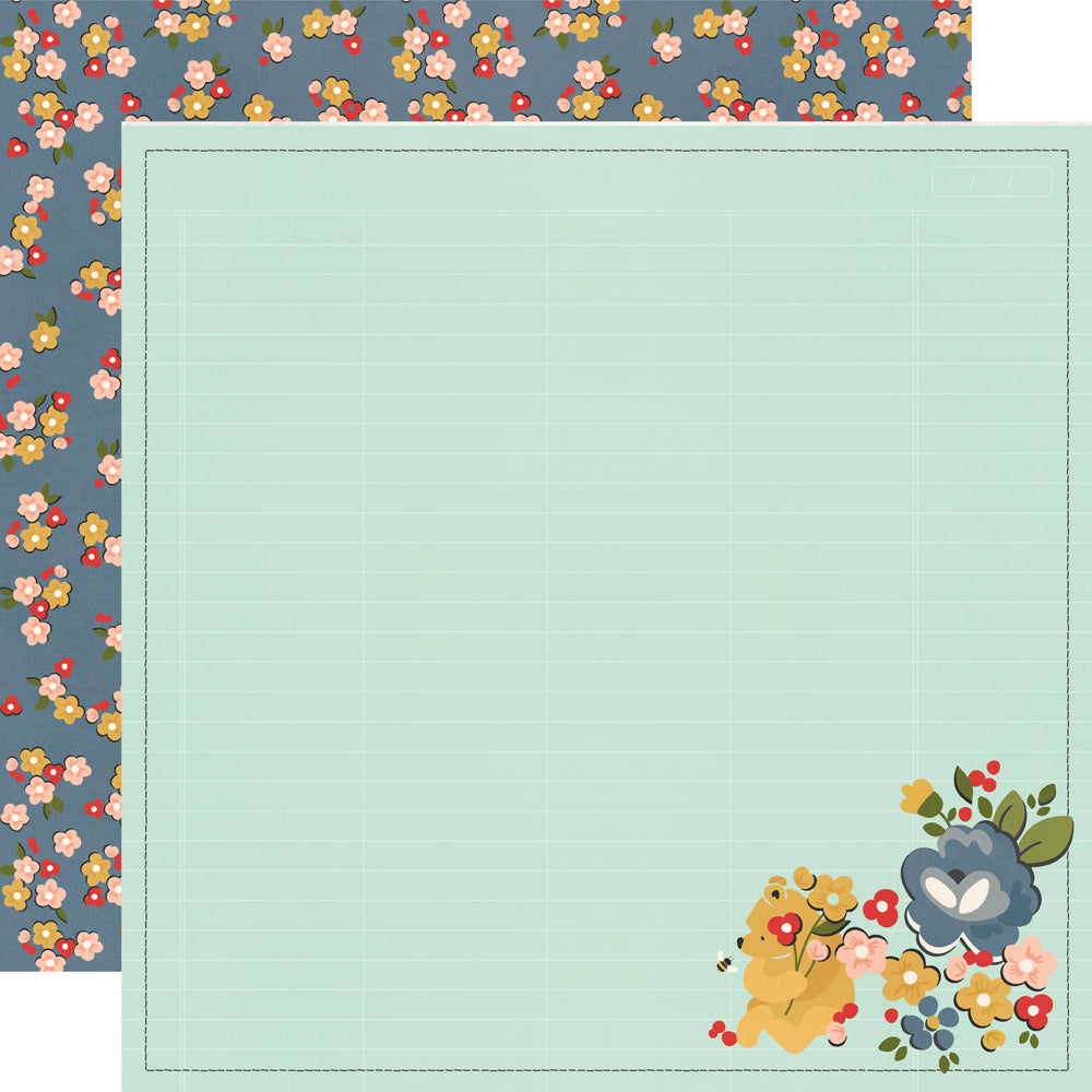 Say Cheese Classic Pooh - Oh Bother Scrapbook Paper