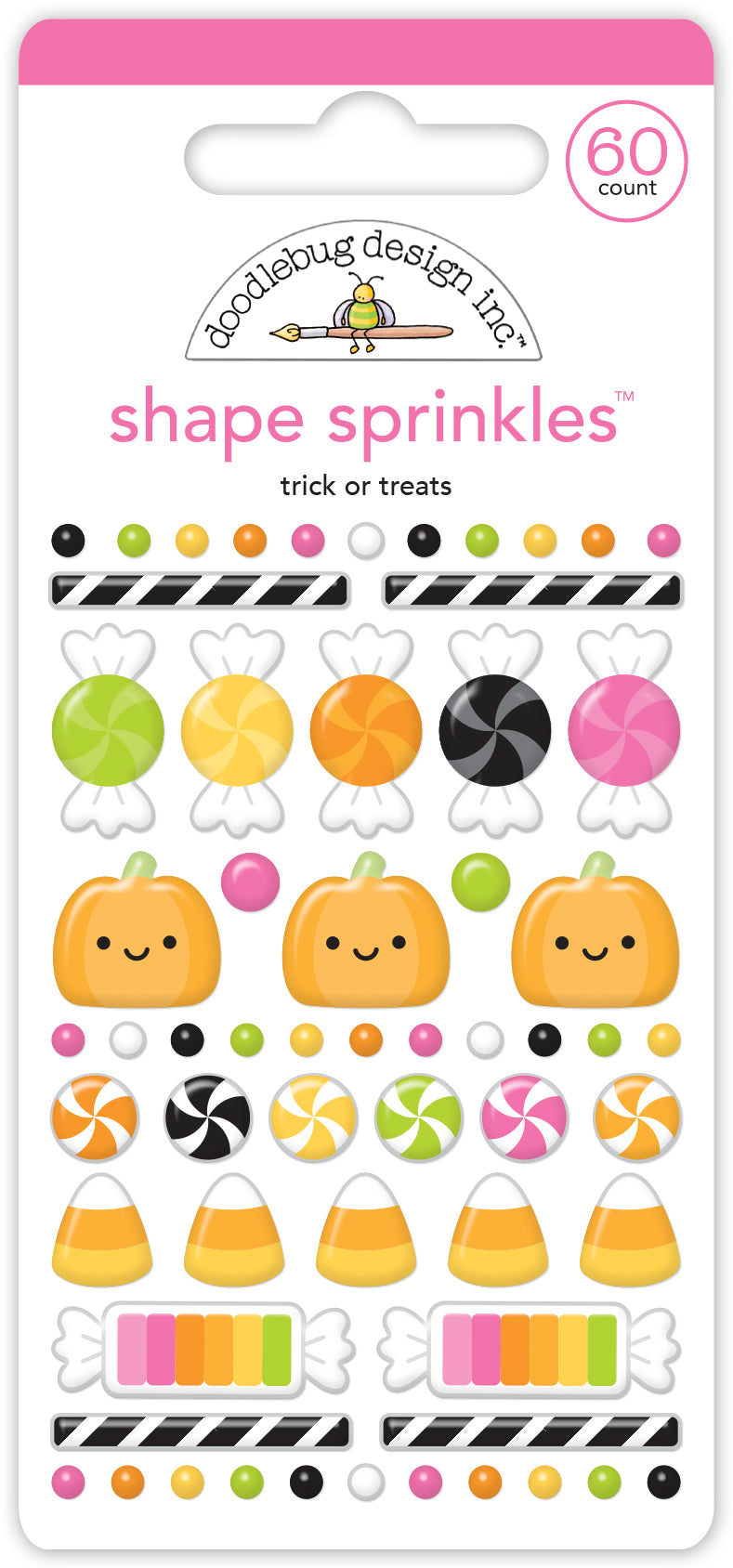 Doodlebug Trick or Treats Sprinkle Stickers