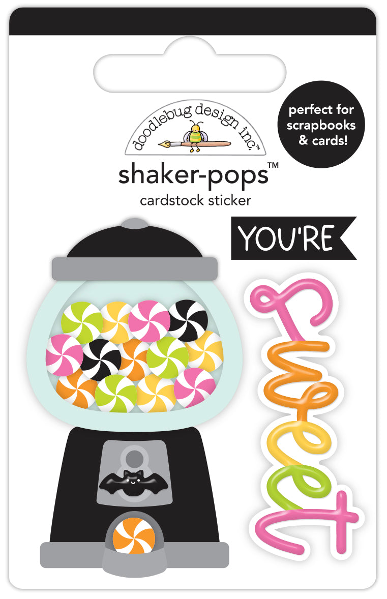 Spooky Sweet Shaker Pop Stickers by Doodlebug