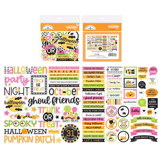 Doodlebug Hey Pumpkin Chit Chat Die Cuts