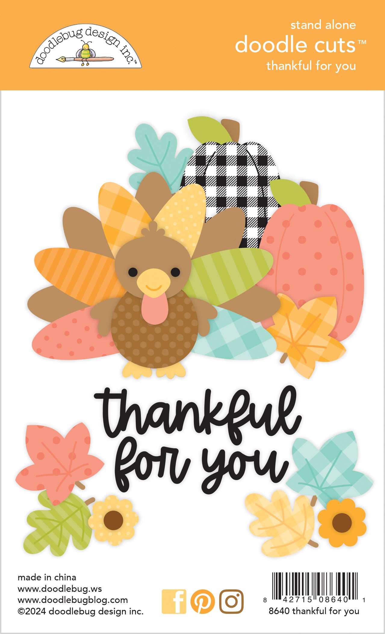 Thankful For You dies Set by Doodlebug Designs