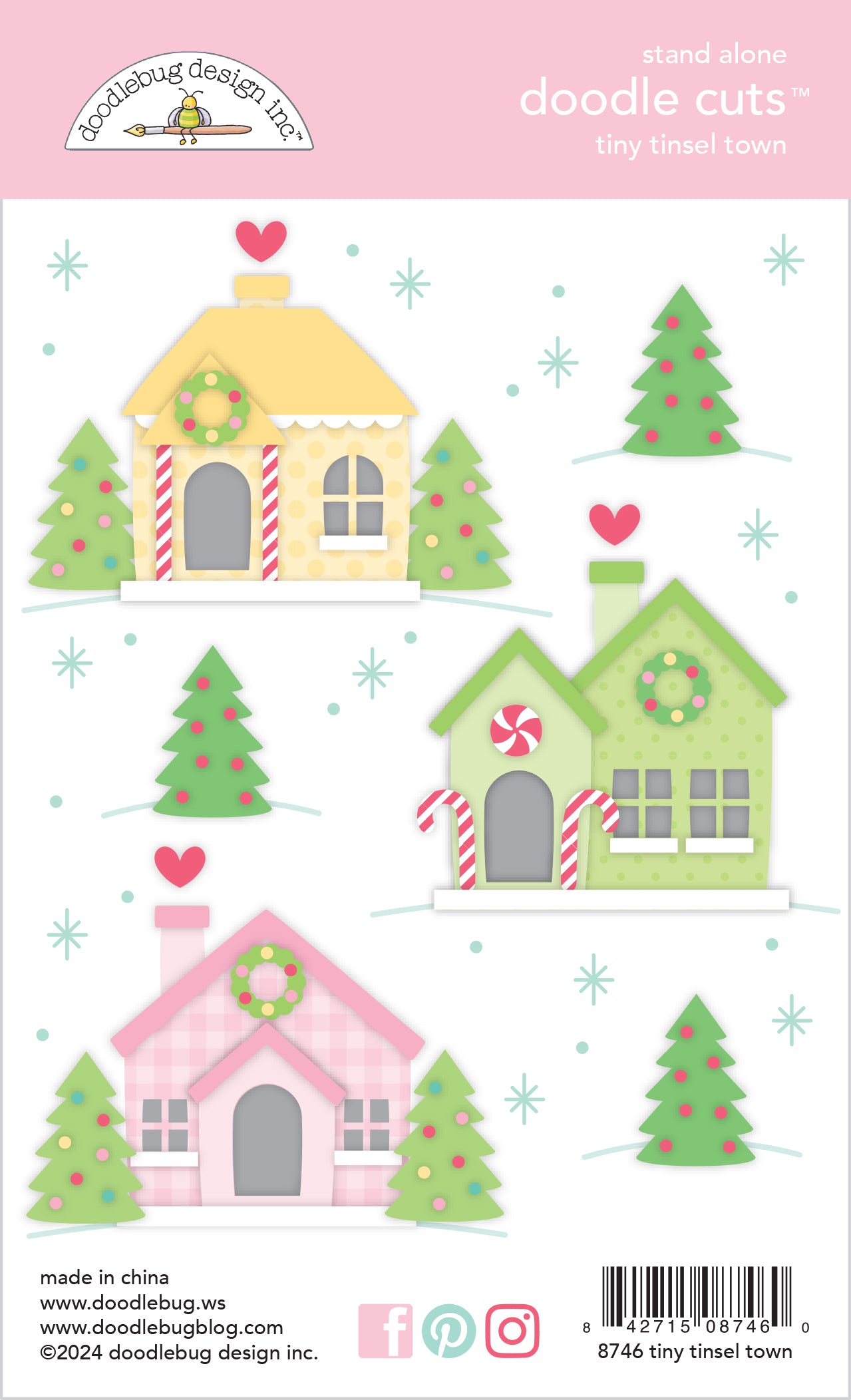 Tiny Tinsel Town Dies by Doodlebug Designs