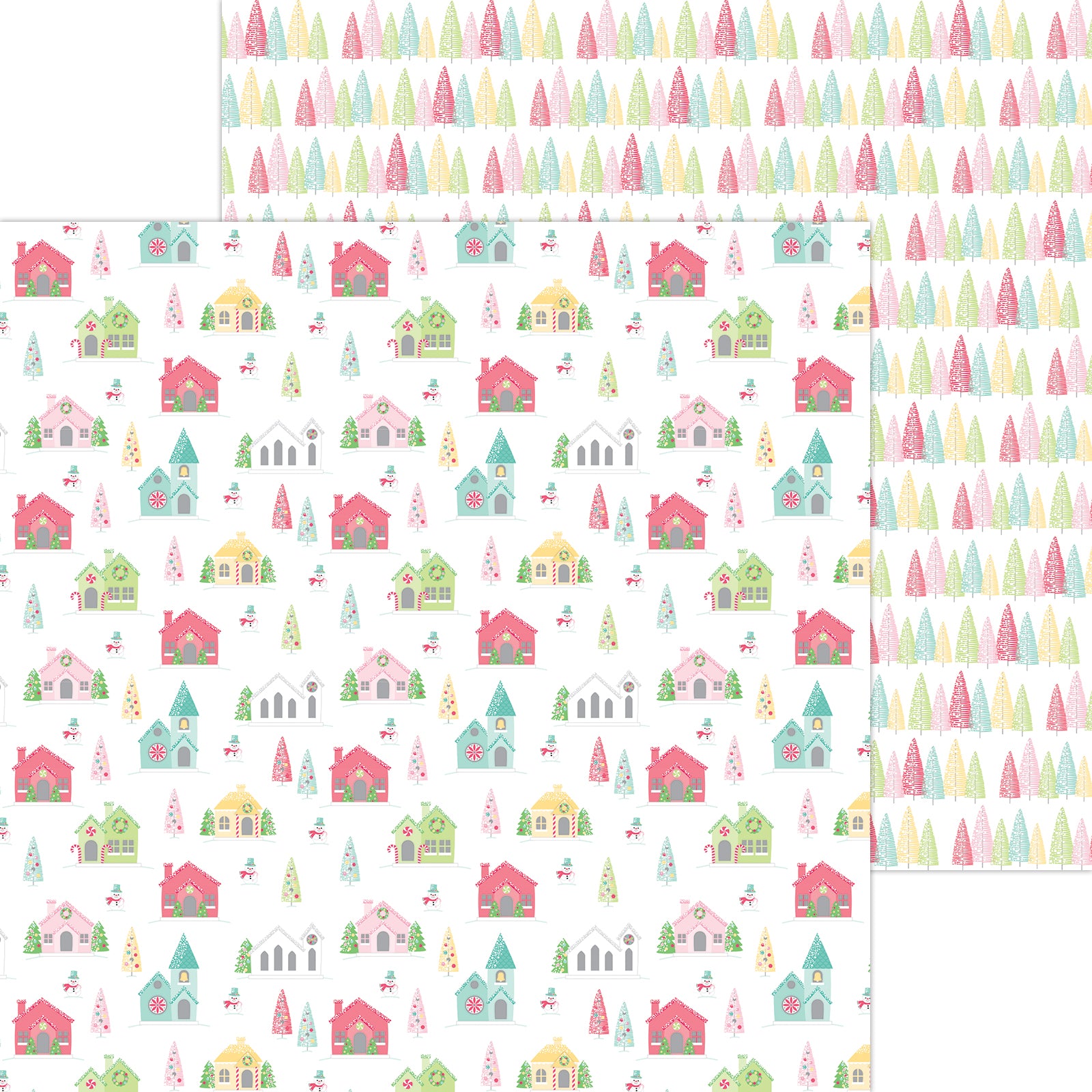 Doodlebug Designs Tinsel Time Tinsel Town Scrapbook paper