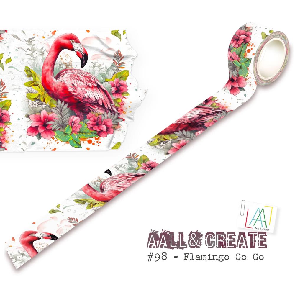 Flamingo Go Go Washi Tape