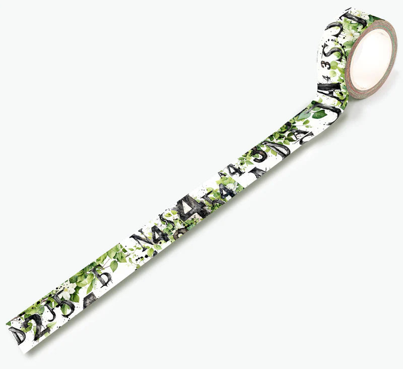 Leafy Alphas Washi Tape