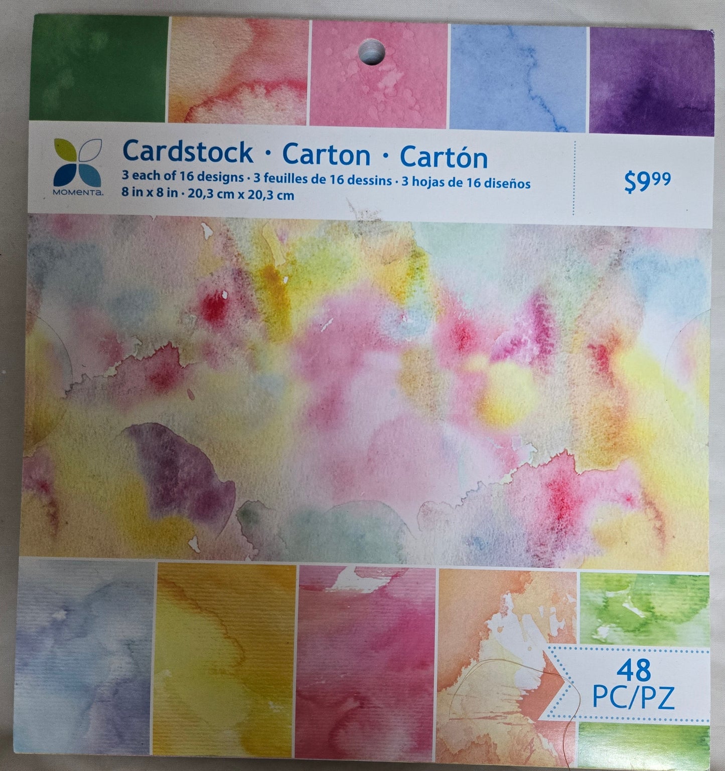 ATD Watercolor 8x8 Scrapbook Paper Pad