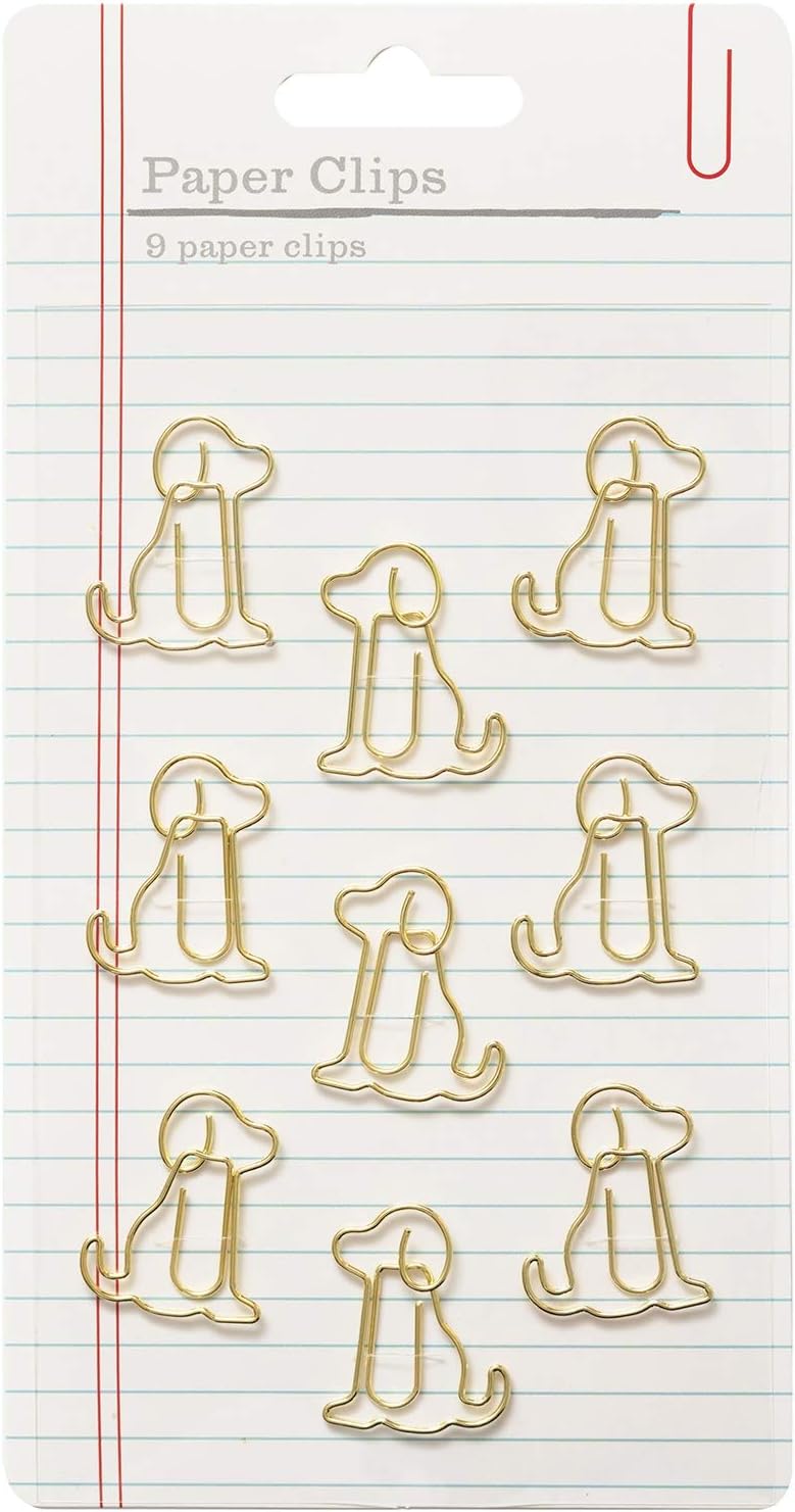 Metal Dog Shaped Paper Clips