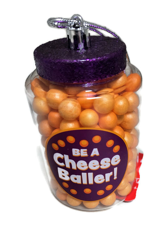 Cheese Balls Shatterproof Ornament