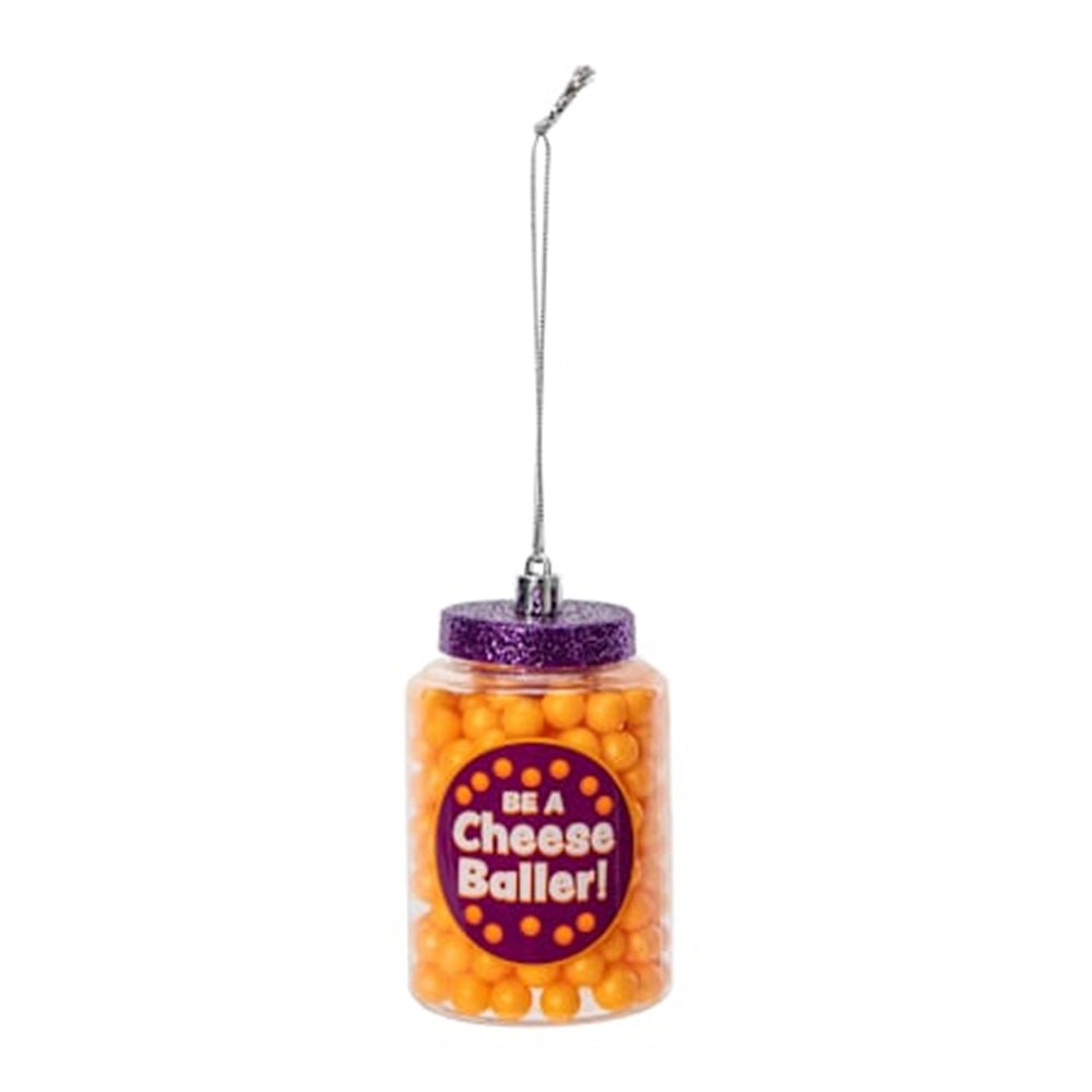 Cheese Balls Shatterproof Ornament