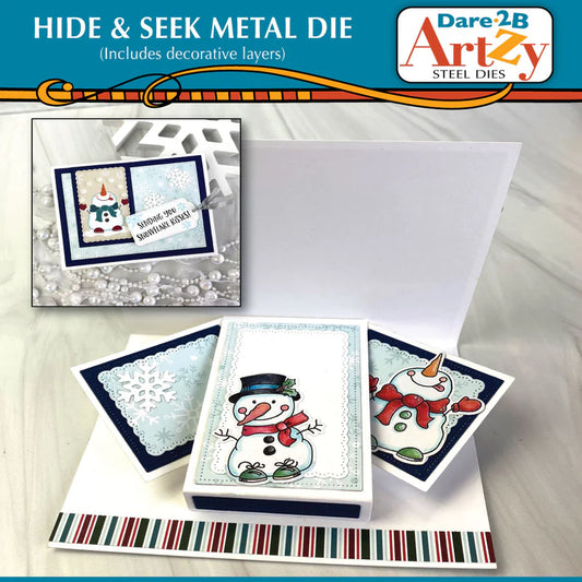 Dare2BArtzy Hide and Seek Metal Die Set