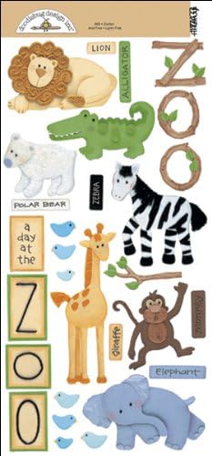 Doodlebug zoofari Stickers