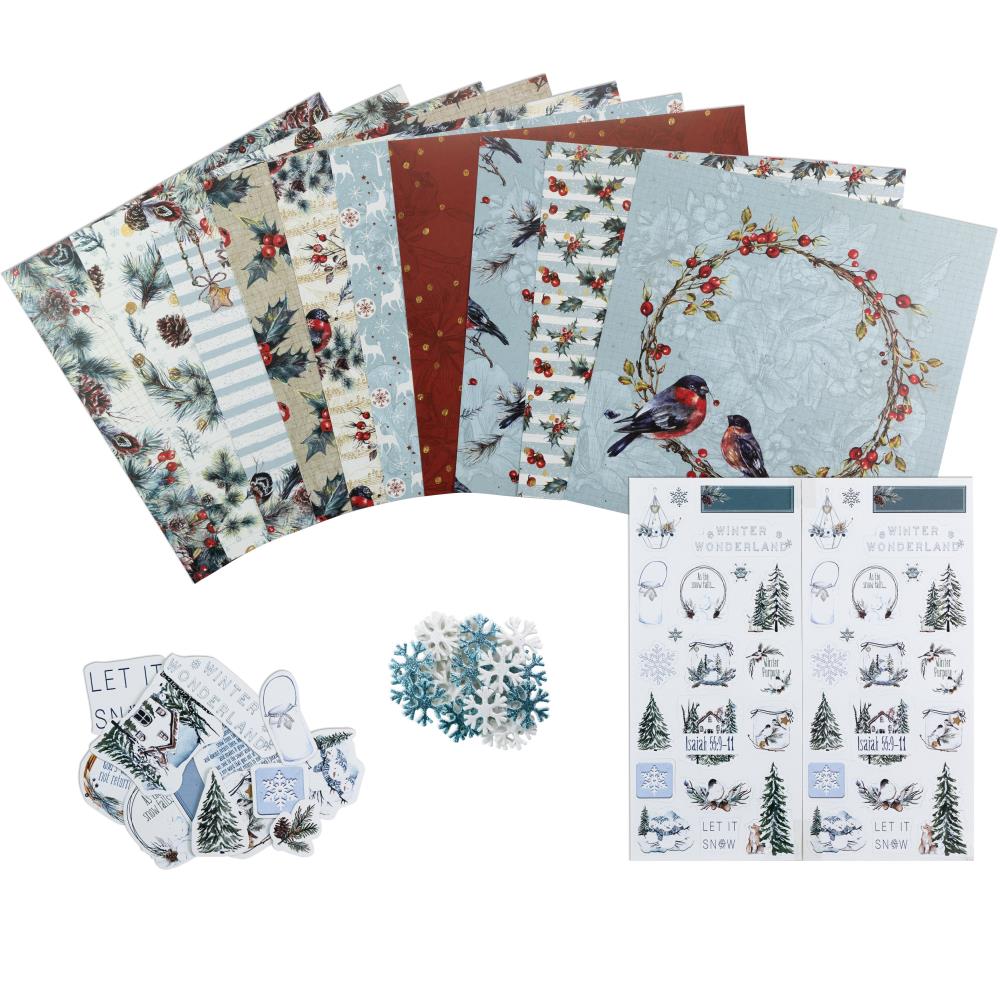 Little Birdie Christmas Scrapbook Kit