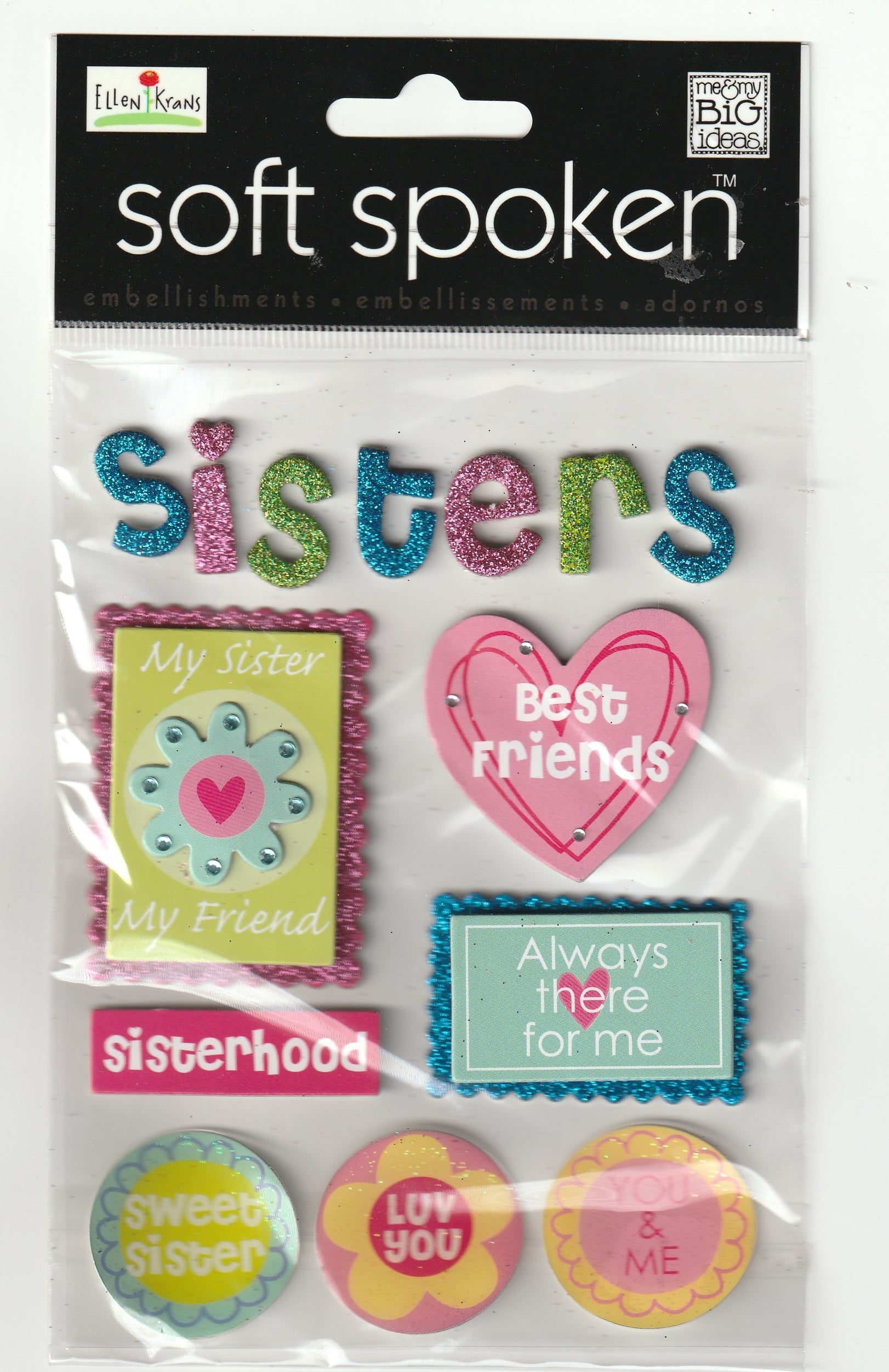 MAMBI Soft Spoken Sisters 3d Stickers