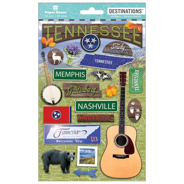 Tennessee Dimensional Stickers by Paper House