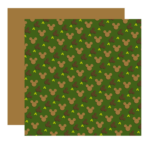 Safari Mouse Scrapbook Paper