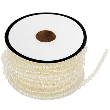 Iridescent Pearl Trim Ribbon