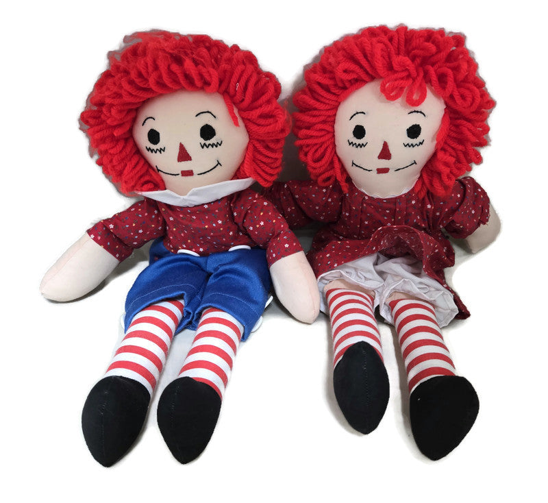 Raggedy Ann and Andy Doll Set