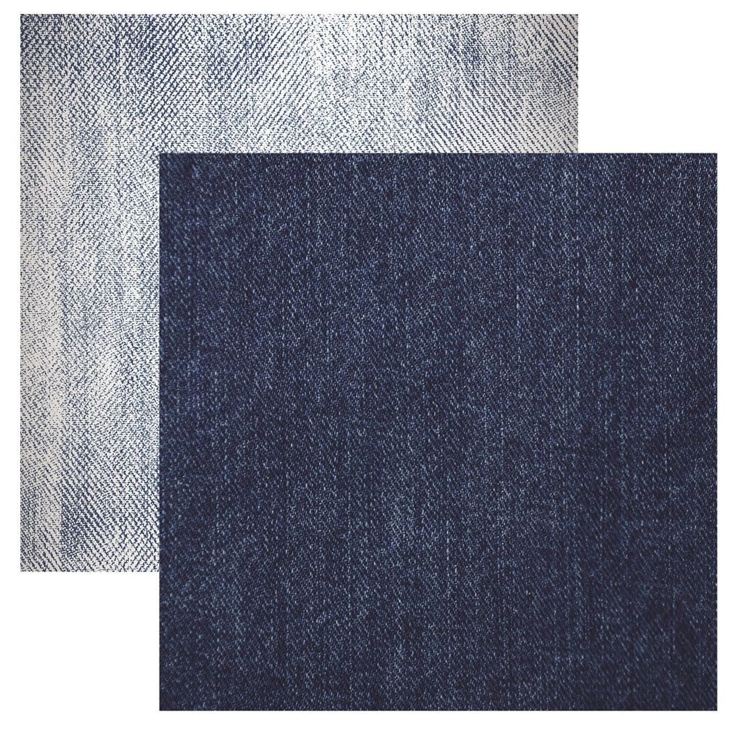 Denim, Denim Leather Lace Scrapbook Paper