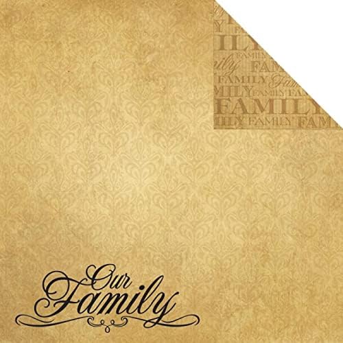 Reminisce Our Family Scrapbook Paper