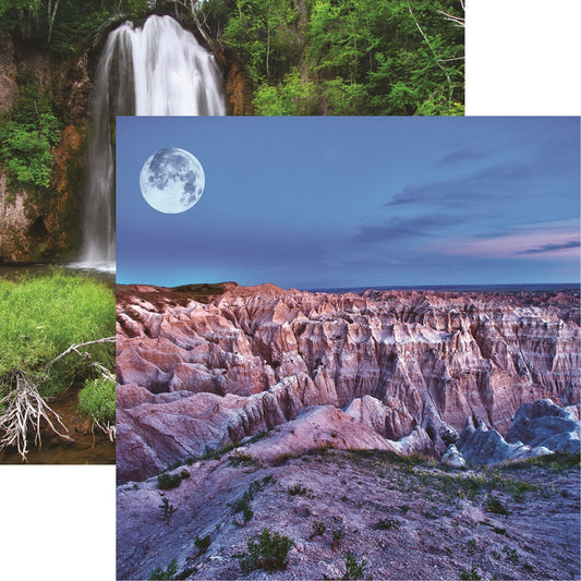 The Badlands National Park Scrapbook Paper