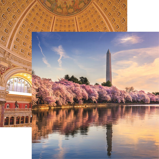 Washington Dc Washington monument Scrapbook Paper