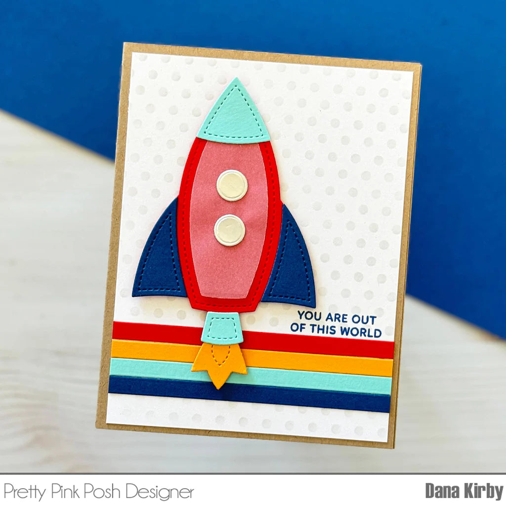 Rocketship Shaker Dies - by Pretty Pink Posh