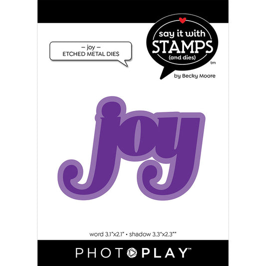 Joy Metal Word Die - Photoplay