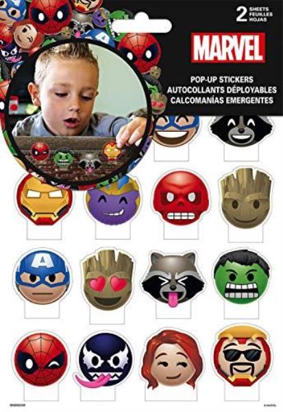 Marvel Comics Emoji Pop Up Stickers