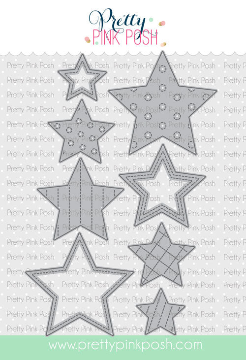 Stitched Stars Dies by Pretty Pink Posh