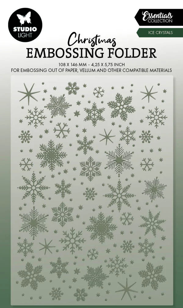 Studio Light Ice Crystals Embossing Folder