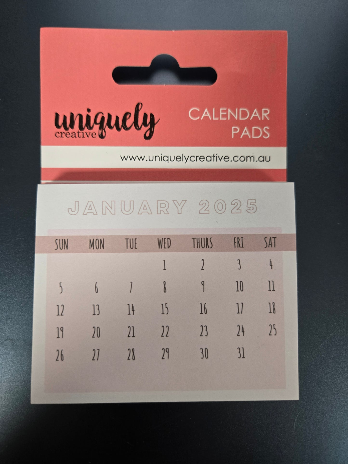 2025 Calendar Pads by Uniquely Creative