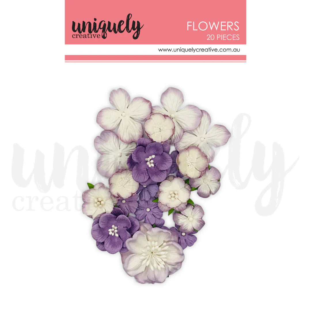 Uniquely Creative Dusty Purple Flowers