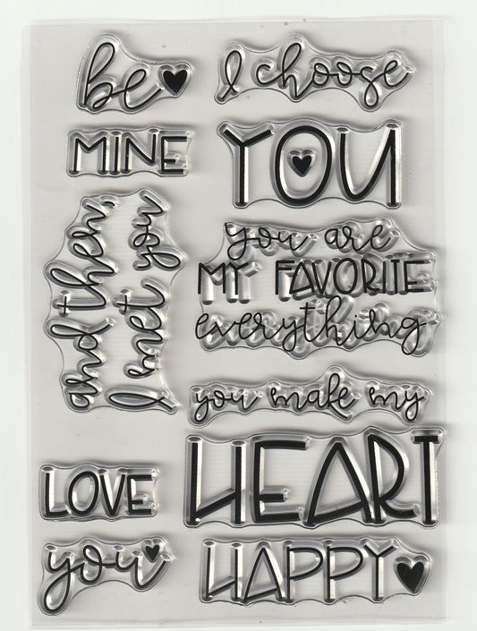 You Valentine Sentiment Stamp Set