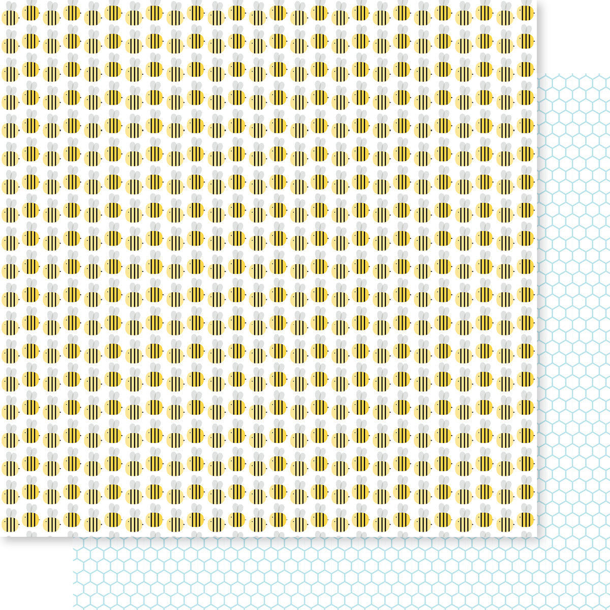 Bella Blvd Bee Youtiful Scrapbook Paper