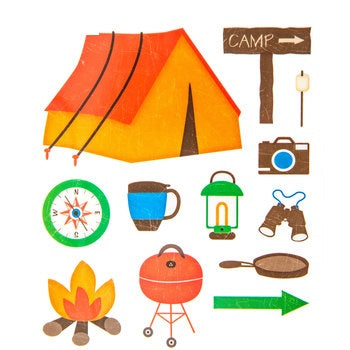 Camping Stickers