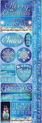 Reminisce Christmas Town Cardstock Stickers