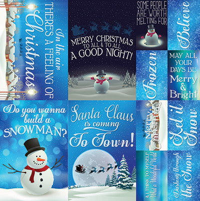 Reminisce Christmas Town Stickers