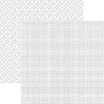 50 Shades of Gray Linen Scrapbook paper