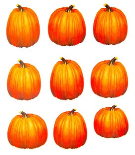 Fall Pumpkin Stickers