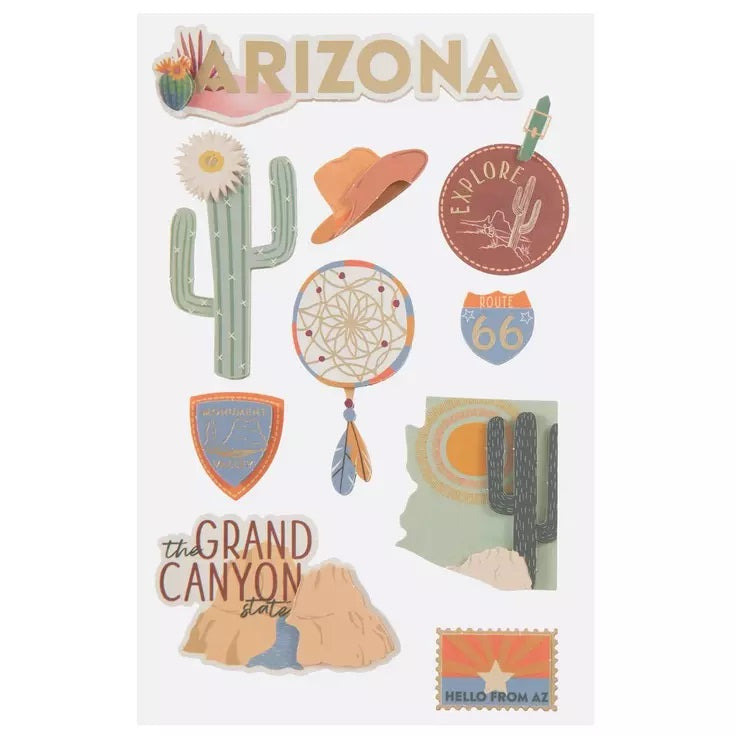 3d Arizona Stickers