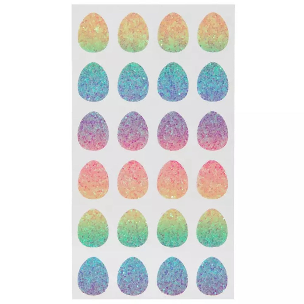 Glitter Ombre Easter Egg Stickers