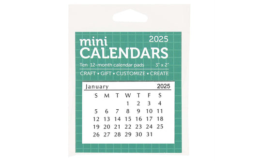 2025 Mini Calendar Pads